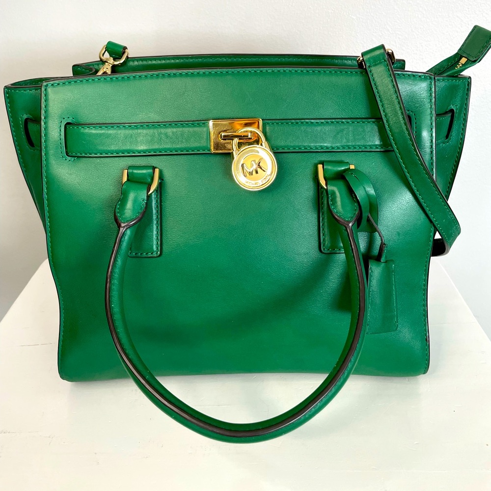 Michael Kors Leather Belted Satchel